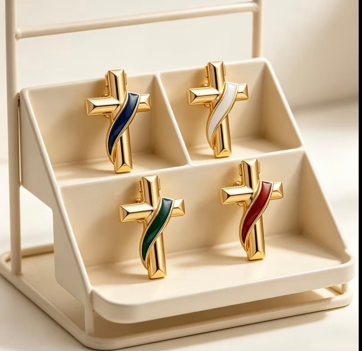Cross Lapel Enamel Lapel Pin