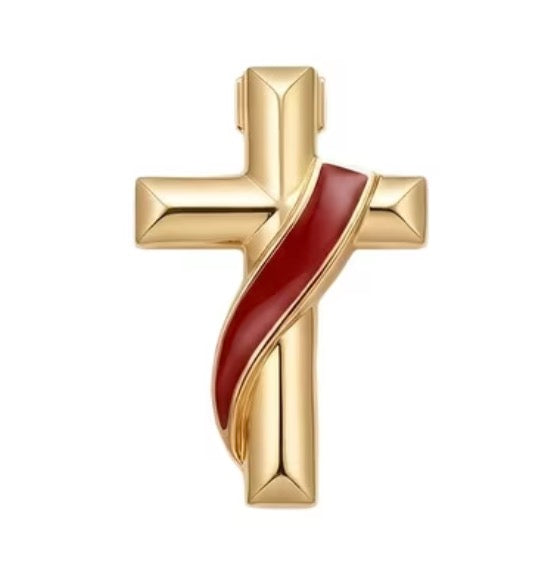 Cross Lapel Enamel Lapel Pin