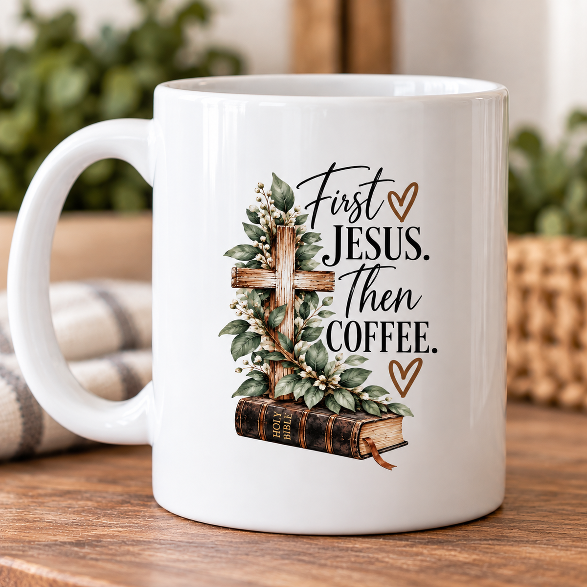First Jesus Then Coffee | Christian Coffee Mug