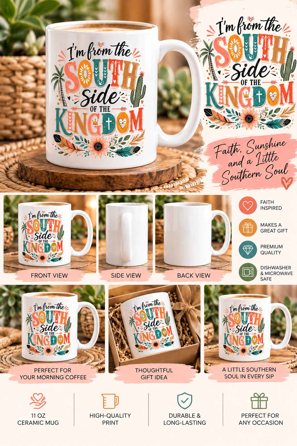 South Side of the Kingdom | Christian Coffee Mug
