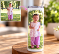 Custom Photo 20 oz Skinny Tumbler | Personalized Tumbler with Your Picture