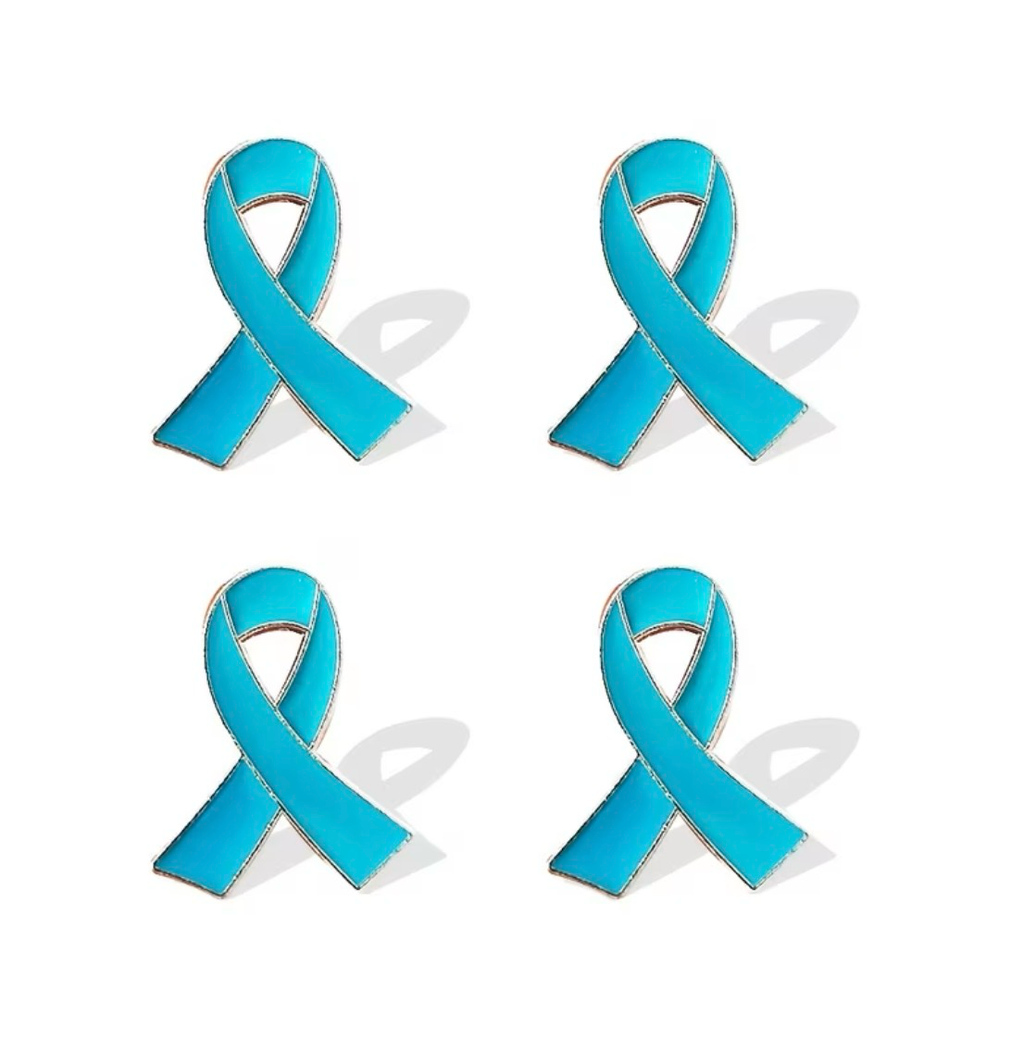PTSD Awareness Teal Enamel Lapel Pin