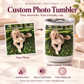 Custom Tea or Wine Tumbler | Personalized with Your Photo or Message