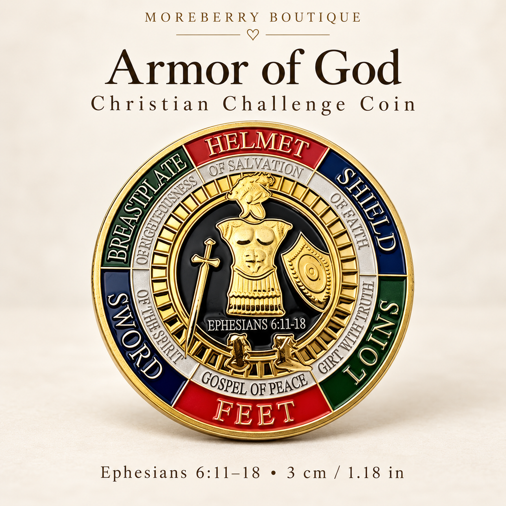 Armor of God Christian Challenge Coin | Ephesians 6:11–18